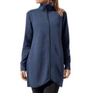 MPG Mondetta Performance Gear Ottoman Long Jacket - Iron Blue Size XS